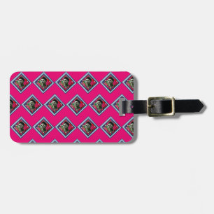 Étiquette À Bagage Frida Kahlo Retro Denim Diamond