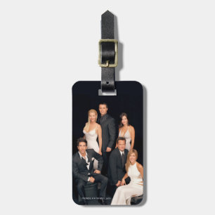 Étiquette À Bagage FRIENDS™  Groupe en noir et blanc