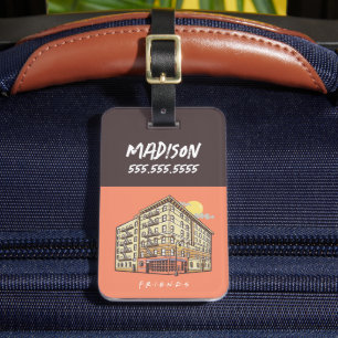 Étiquette À Bagage FRIENDS™   L'immeuble de l'appartement de Monica