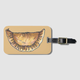 Étiquette À Bagage Fromage de boeuf Empanadas Amérique latine Pâtisse