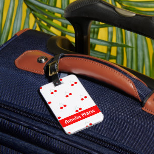 Étiquette À Bagage Fruit Motif cerise Personnaliser