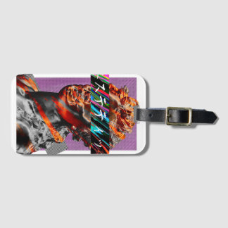 Étiquette À Bagage Futurisme Japonais Vaporwave Esthétique