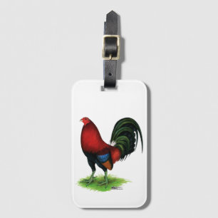 Étiquette À Bagage Gamecock : Rouge foncé