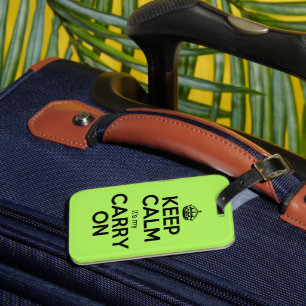 Étiquette À Bagage Gardez le calme c'est mon carry sur jeu drôle de c