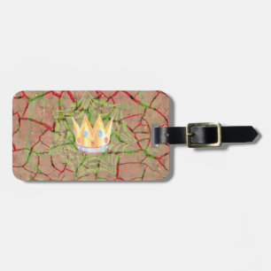 Étiquette À Bagage Gardez-le simple : Cracked Earth Royal Clarity Art