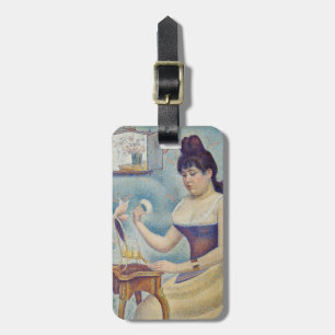 Étiquette À Bagage Georges Seurat - Jeune Femme se Poudrant