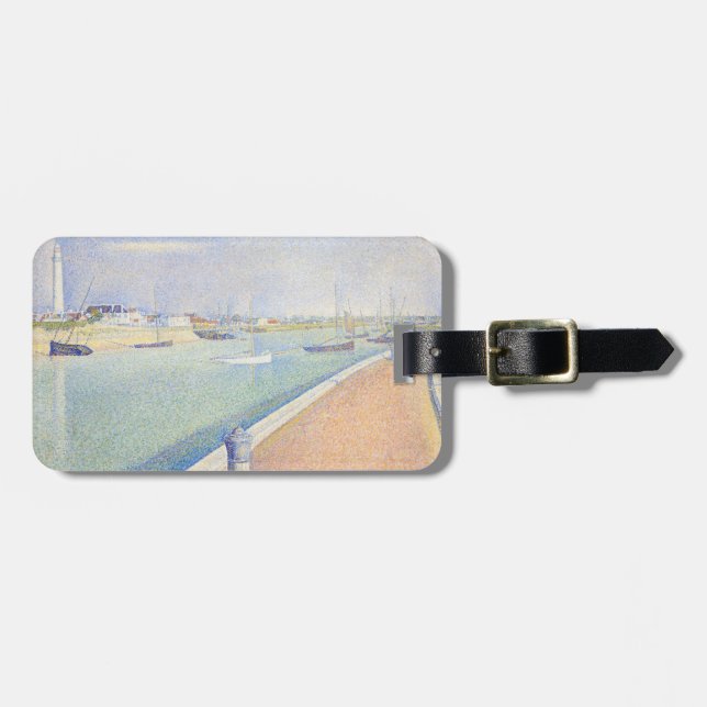 Étiquette À Bagage Georges Seurat - Le chenal des cimes (Devant horizontal)
