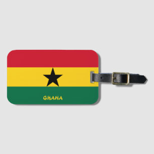 Étiquette À Bagage Ghana Drapeau National Funny Patriotique