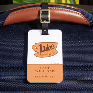 Étiquette À Bagage Gilmore Girls   Logo Luke's Diner