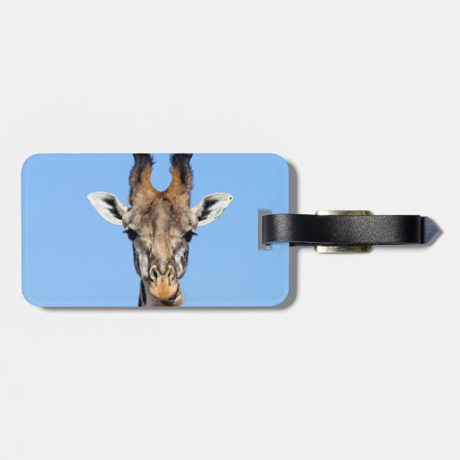 Étiquette À Bagage Girafe (Dos horizontal)