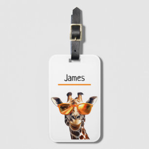 Étiquette À Bagage Giraffe personnalisée