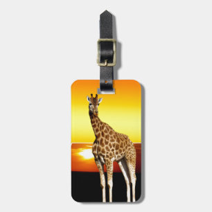 Étiquette À Bagage Giraffe Sunshine Popout Art,