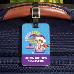 Étiquette À Bagage Gizmo   Peace Love & Midnight Snacks