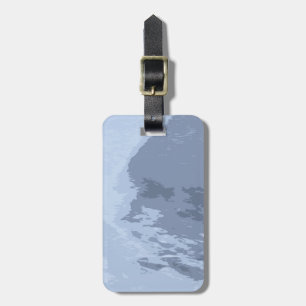 Étiquette À Bagage Glace bleue
