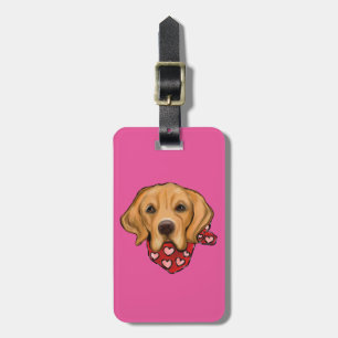 Étiquette À Bagage Golden Retriever