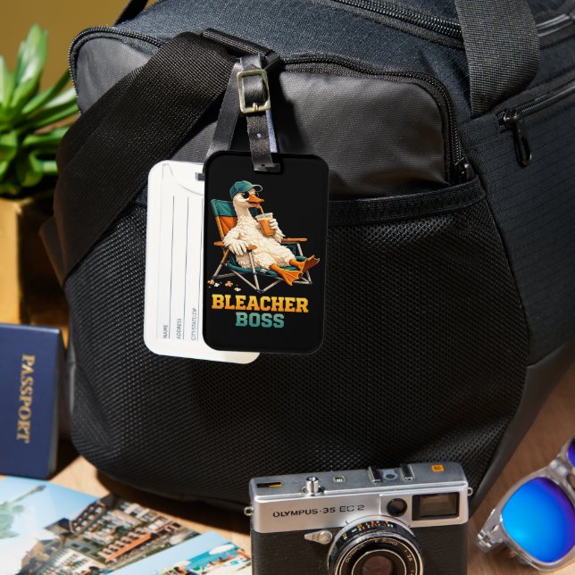 Étiquette À Bagage Goose Bleacher Boss (Recto & Verso)