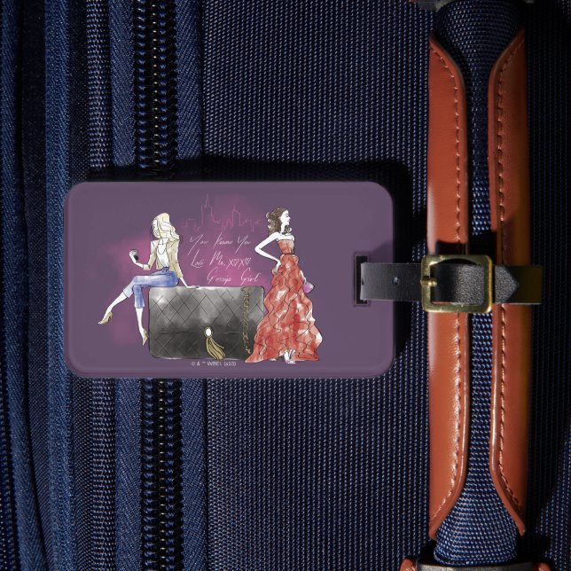 Étiquette À Bagage Gossip Girl - Vous Savez Que Vous M'Aimez (Insitu Rectoal 4)