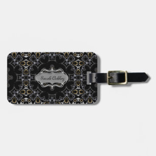 Étiquette À Bagage Goth Médiéval Motif géométrique Personnalisé