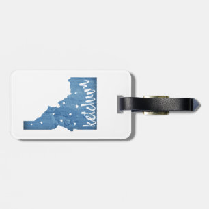 Étiquette À Bagage Grain de bois Ketchum Idaho