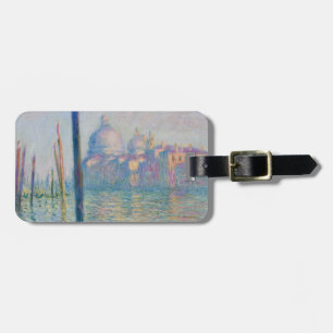 Étiquette À Bagage Grand Canal Monet Venise Italie Peinture classique