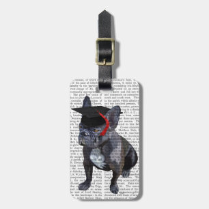 Étiquette À Bagage Grand chien français