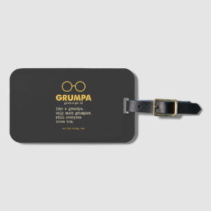 Étiquette À Bagage Grand-papa - définition de Grumpa