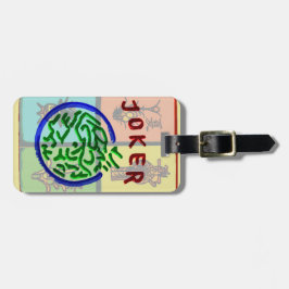 Étiquette À Bagage Grande étiquette de bagage de joker