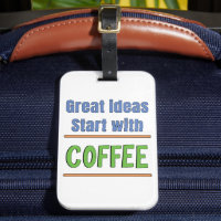 Grands idées commencent avec Coffee Sweatshirt