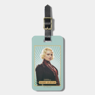 Étiquette À Bagage Graphique de caractères Queenie Goldstein
