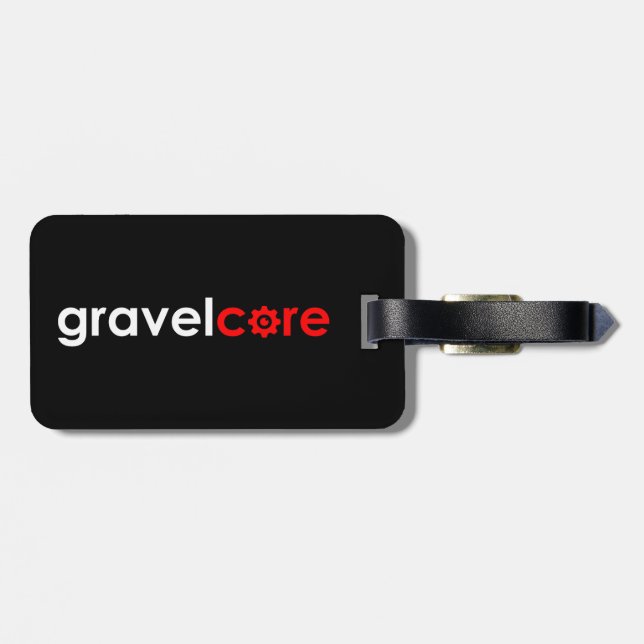 Étiquette À Bagage Gravelcore Gravel Cycling (Dos horizontal)