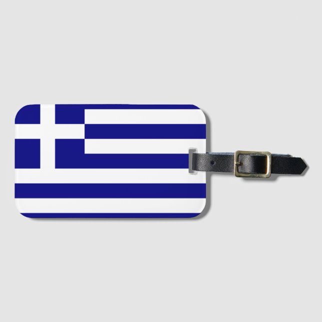 Étiquette À Bagage Grèce (Devant Horizontal)