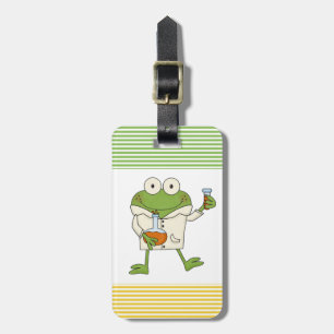 Étiquette À Bagage Grenouille de laboratoire