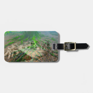 Étiquette À Bagage Grenouille mousseuse