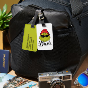 Étiquette À Bagage Grinch Le Mec