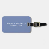 Gris Bleu Minimaliste Spécial Unique Moderne Plain