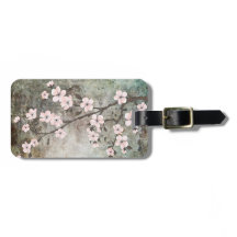 Grunge texture cerise fleurs