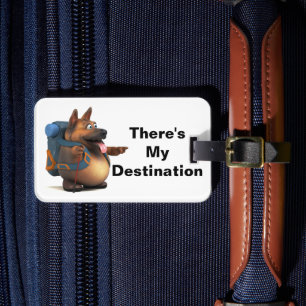 Étiquette À Bagage GS backpacker il y a ma destination