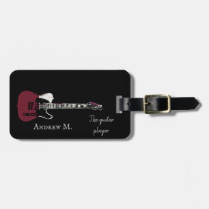 Étiquette À Bagage Guitare électrique personnalisée / guitare