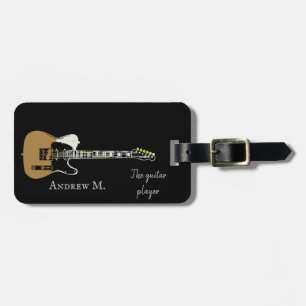 Étiquette À Bagage Guitare électrique personnalisée / guitare