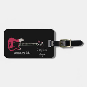 Étiquette À Bagage Guitare électrique personnalisée / guitare