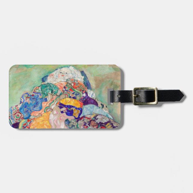 Étiquette À Bagage Gustav Klimt - Bébé / Berceau (Devant horizontal)
