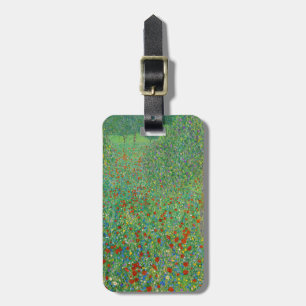 Étiquette À Bagage Gustav Klimt - Champ de pavot