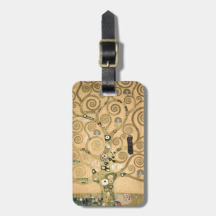 Étiquette À Bagage Gustav Klimt - L'Arbre de Vie, La Frieze Stoclet