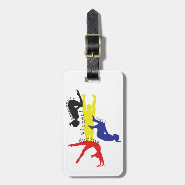 Étiquette À Bagage Gymnastique 365 (Devant Vertical)