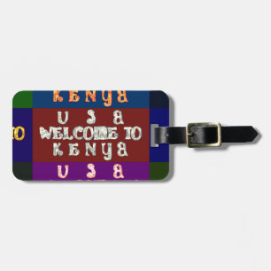 Étiquette À Bagage Hakuna Matata Bienvenue au Kenya.png