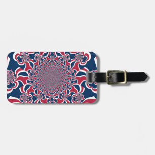 Étiquette À Bagage Hakuna Matata Cadeaux tendance rouge et bleu.jp