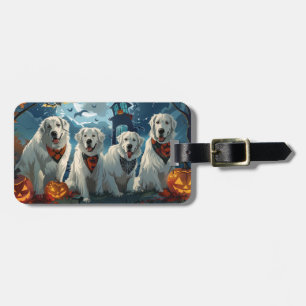 Étiquette À Bagage Halloween Éffrayant