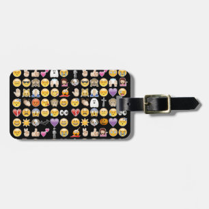 Étiquette À Bagage halloween emoji