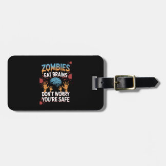 Étiquette À Bagage Halloween Zombie