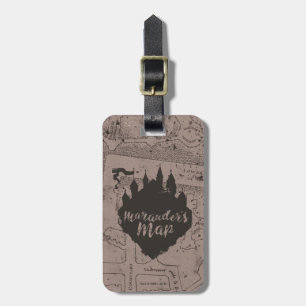 Étiquette À Bagage Harry Potter   Carte du château Marauder de HOGWAR